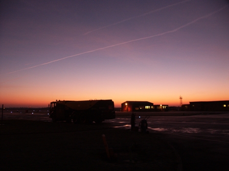 Leconfield mid winter sunrise